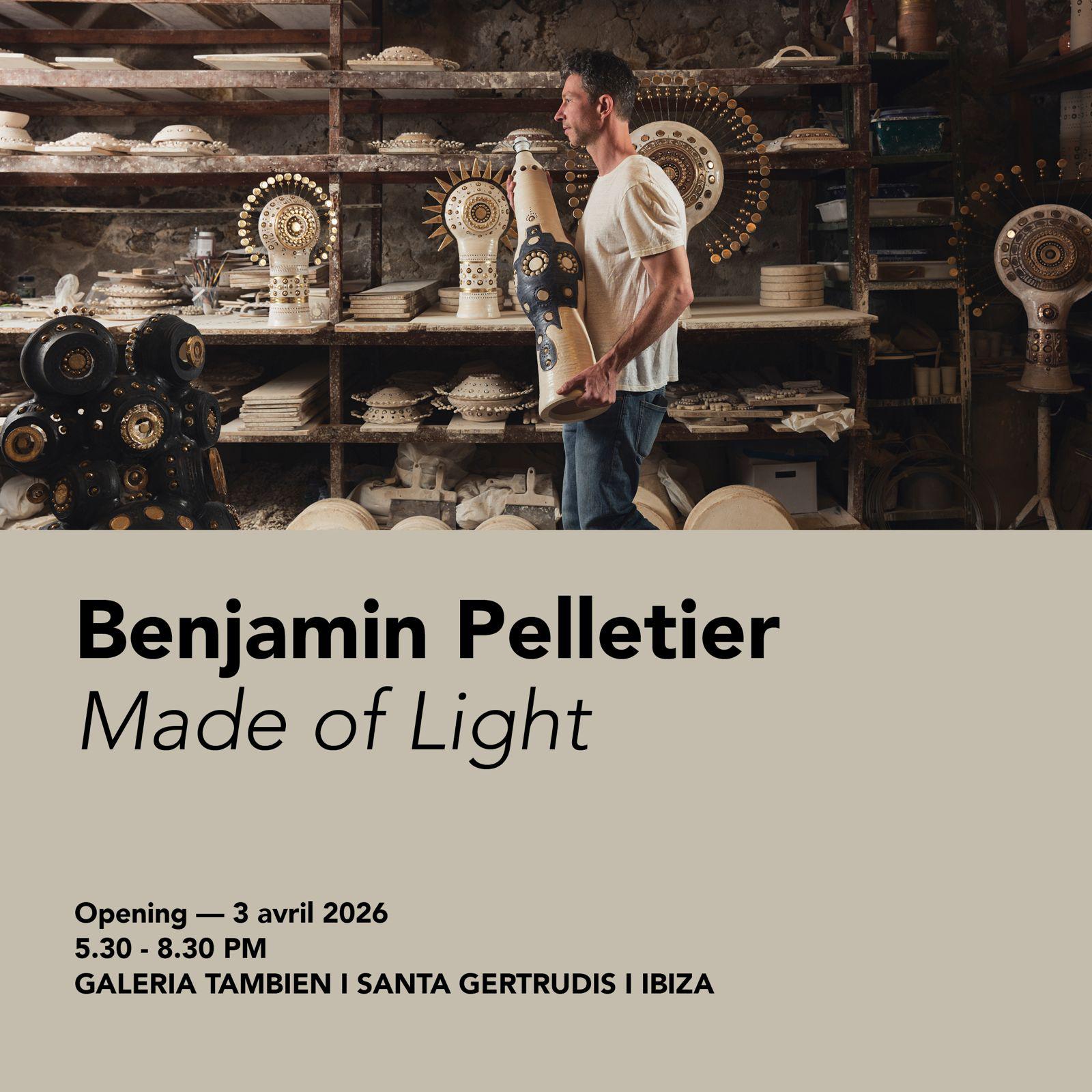 Exposition de Georges et Benjamin Pelletier Made of Light - à la Galeria Tambien - Ibiza