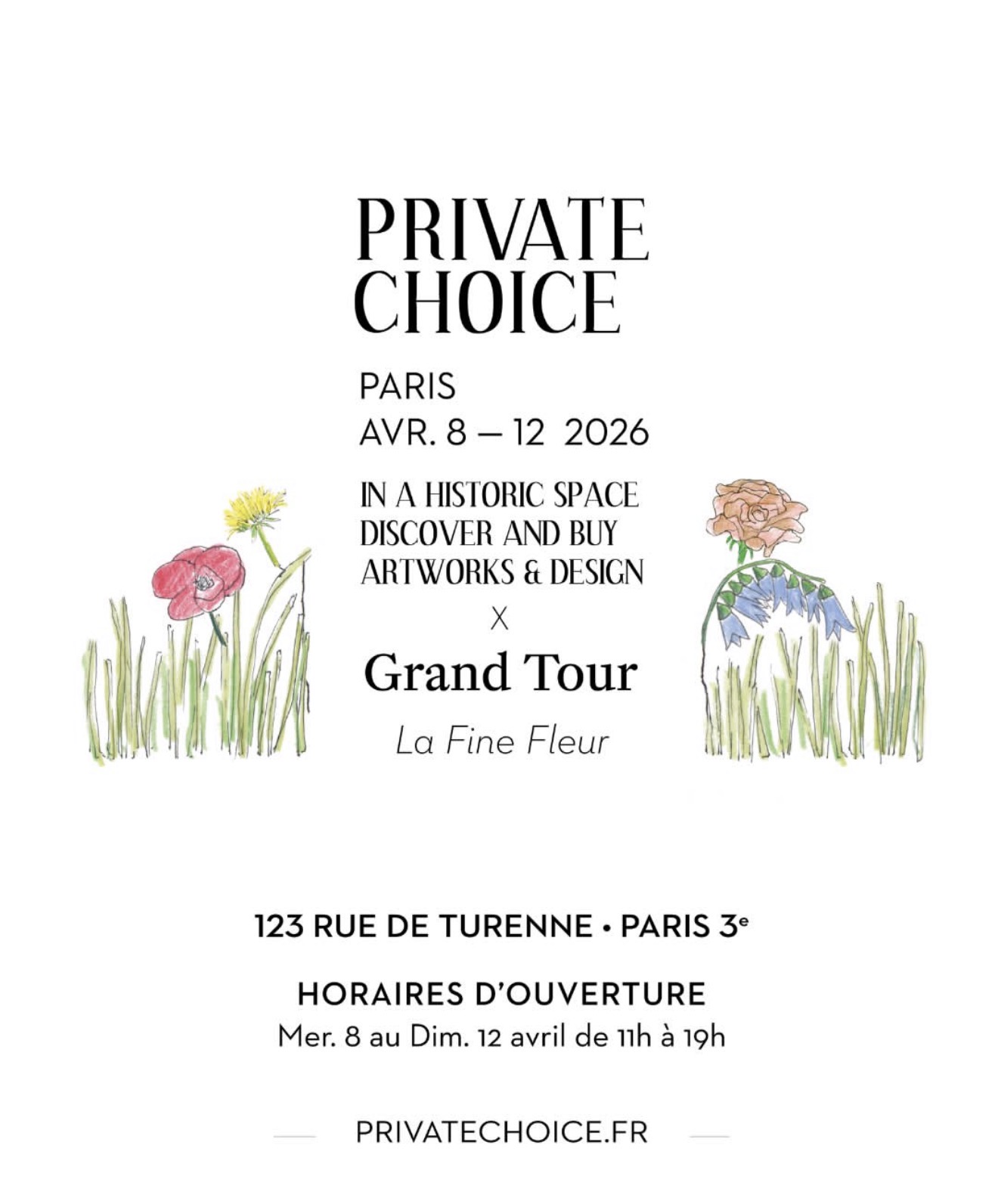 Exposition La fine Fleur - Private Choice 2026 - Paris