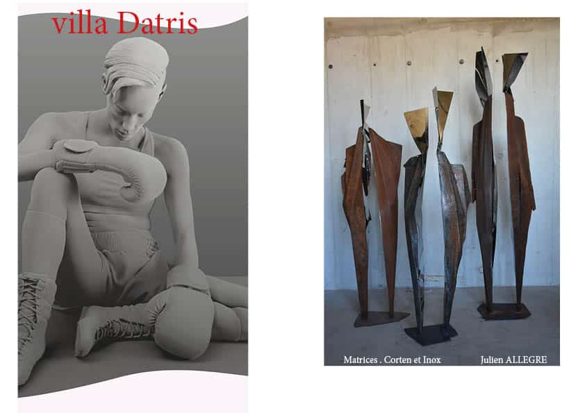 Sculptures à la Villa Datris de Julien Allegre