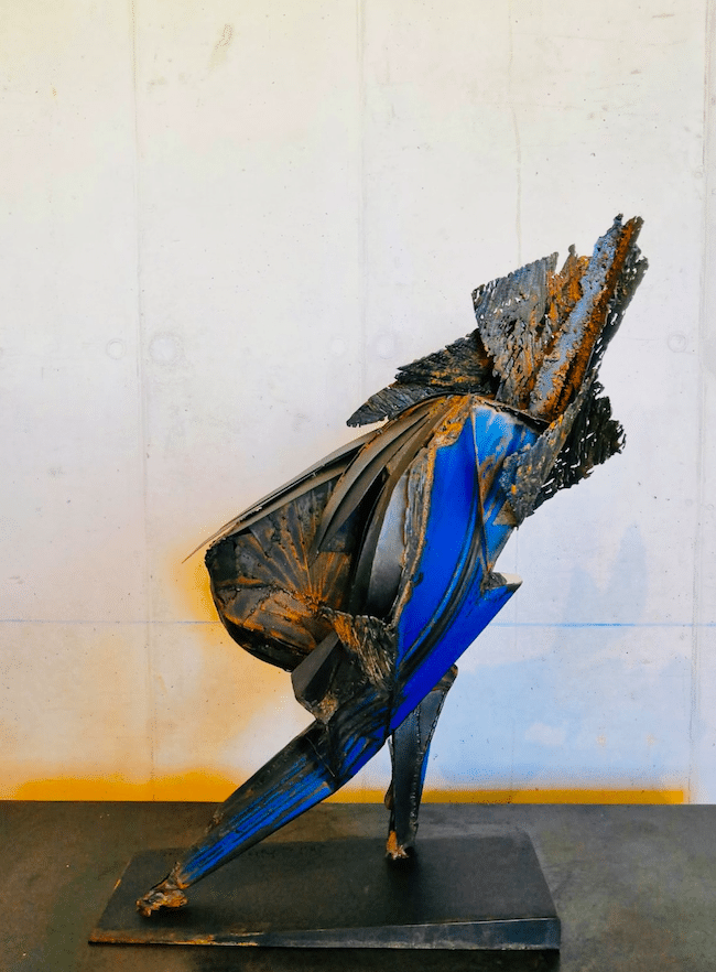Infinité - Sculpture acier et inox de Julien Allegre