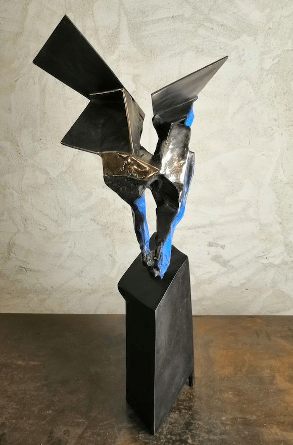 Sculpture Bronze de Julien Allegre - Vue arrière.