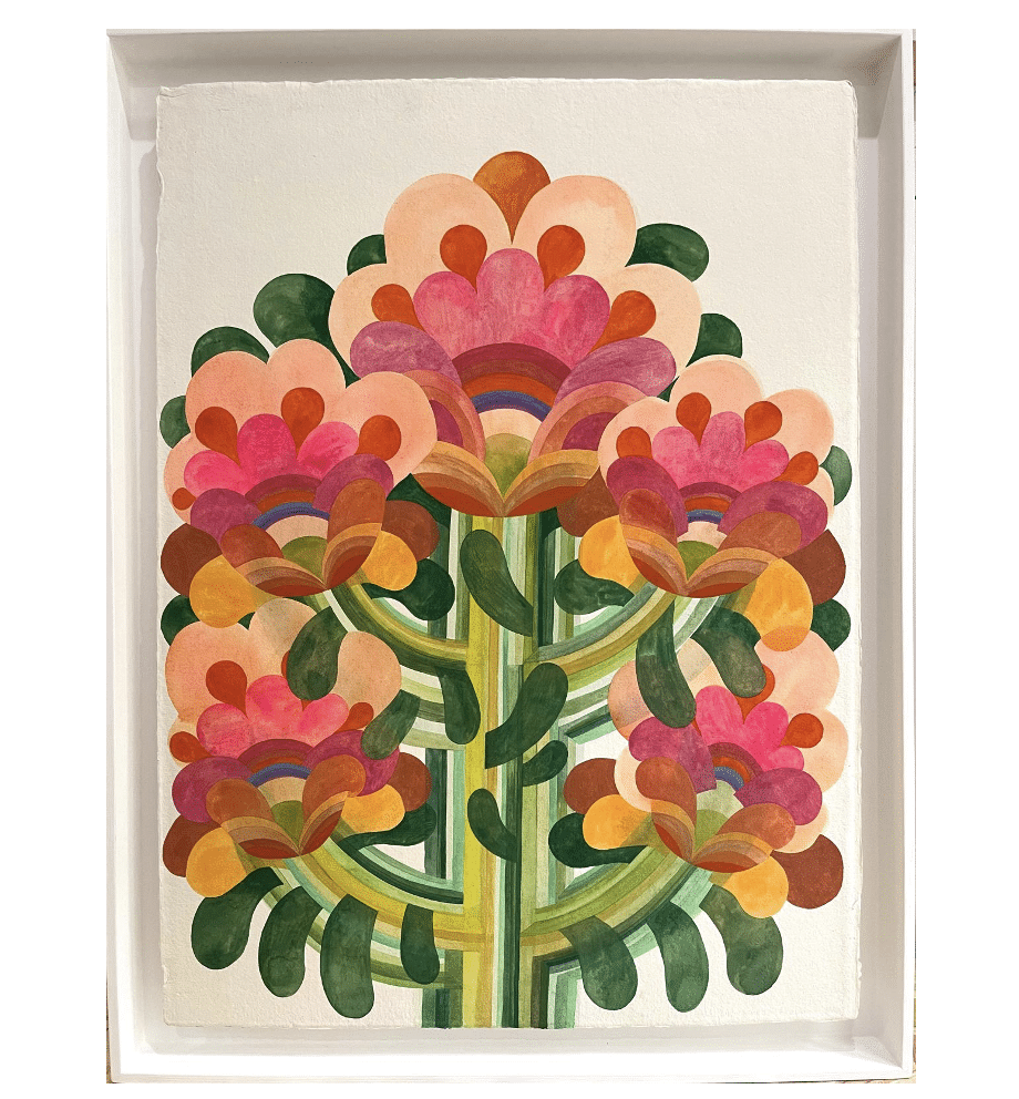 Fleur Gouache de Caroline Rennequin