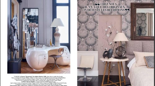 Lampe Vintage Georges Pelletier dans le magazine Marie Claire Maison de février 2019
