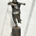 Sculpture en bronze de Julien Allegre - Man Go - Pièce soclée