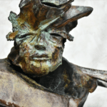 Sculpture en bronze de Julien Allegre - Man Go - Pièce soclée