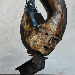 Sculpture de Julien Allegre - Eclipse - face