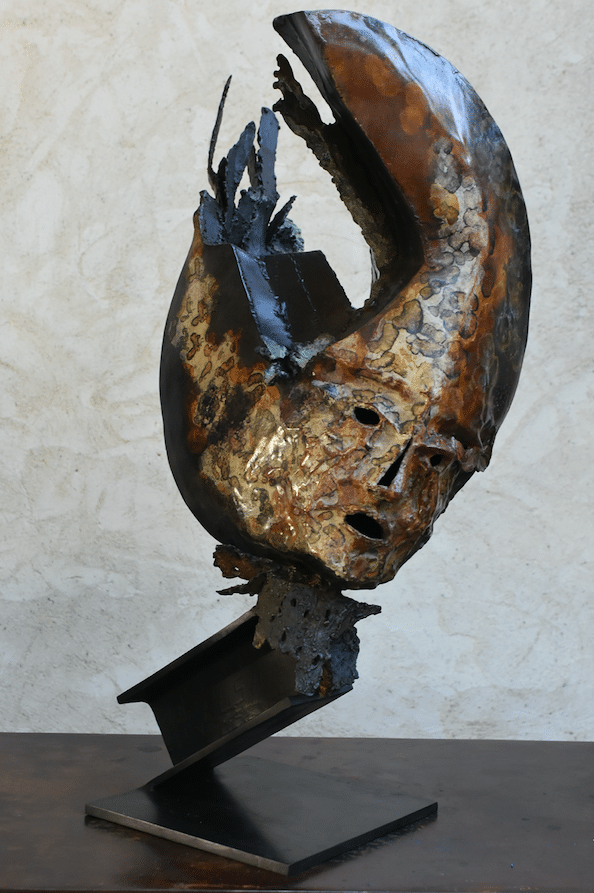 Sculpture de Julien Allegre - Eclipse - face