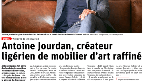 Antoine Jourdan- Parution Presse - Le Progrès - Janvier 2019