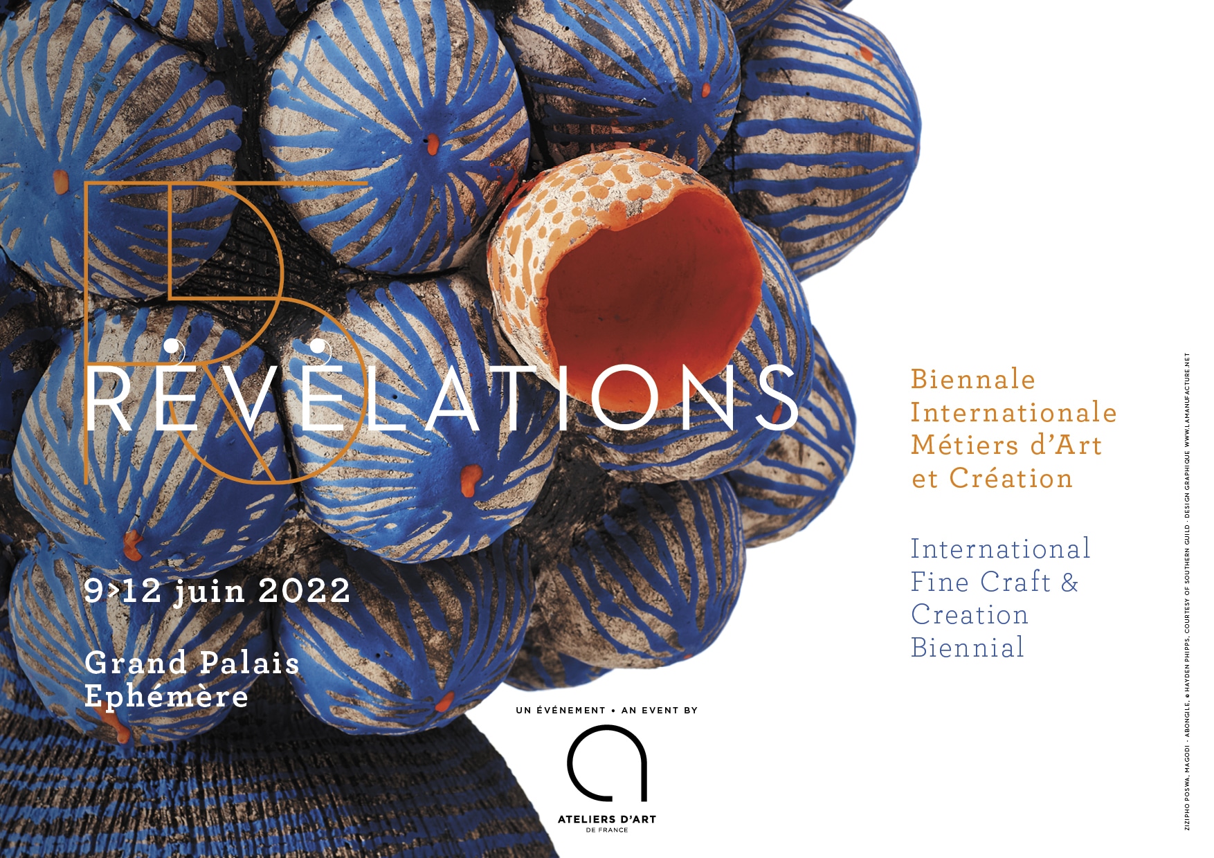 Salon révélation 2022 : Biennale des métiers d'Art.