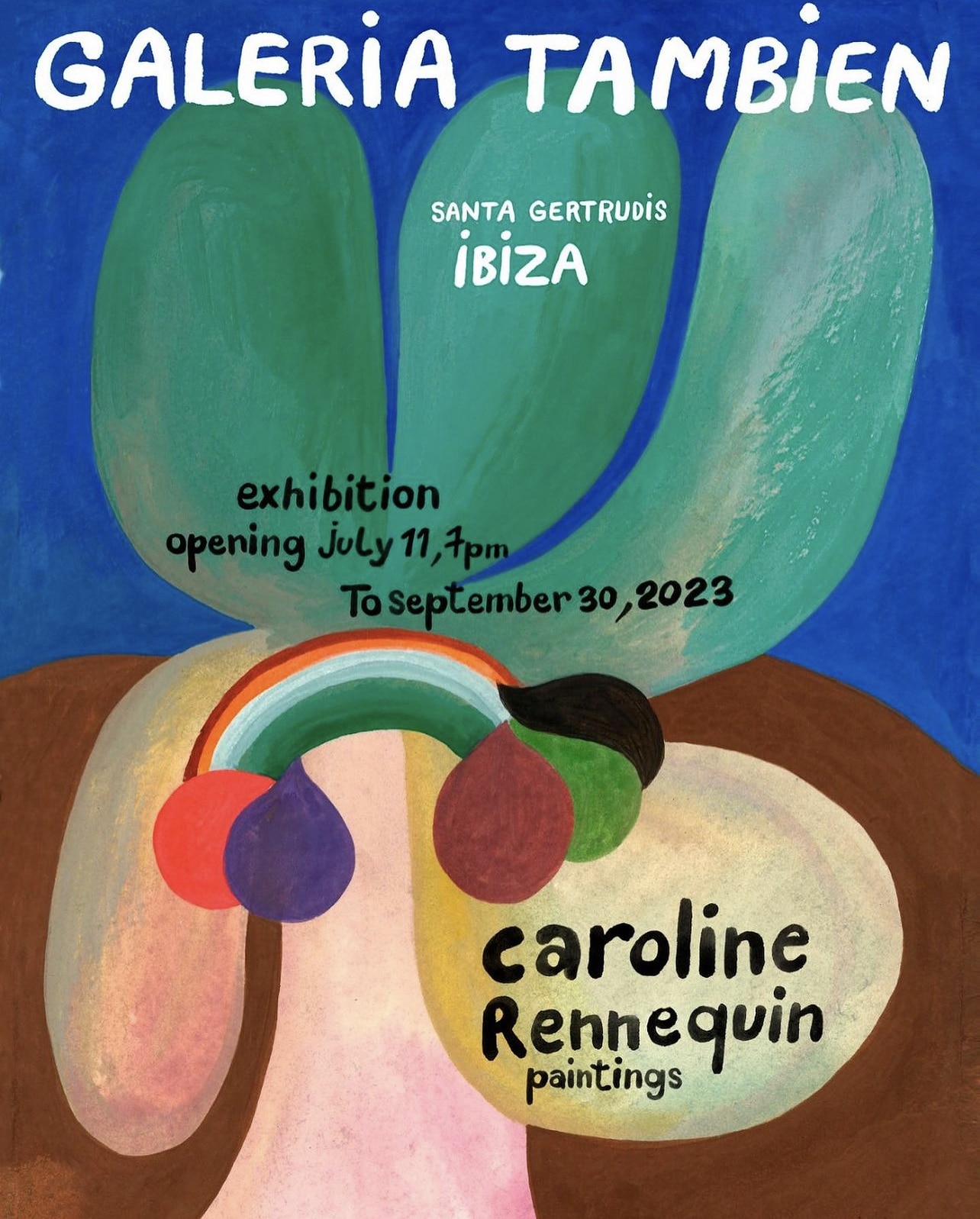 Exposition de Caroline Rennequin à la Galeria Tambien Ibiza