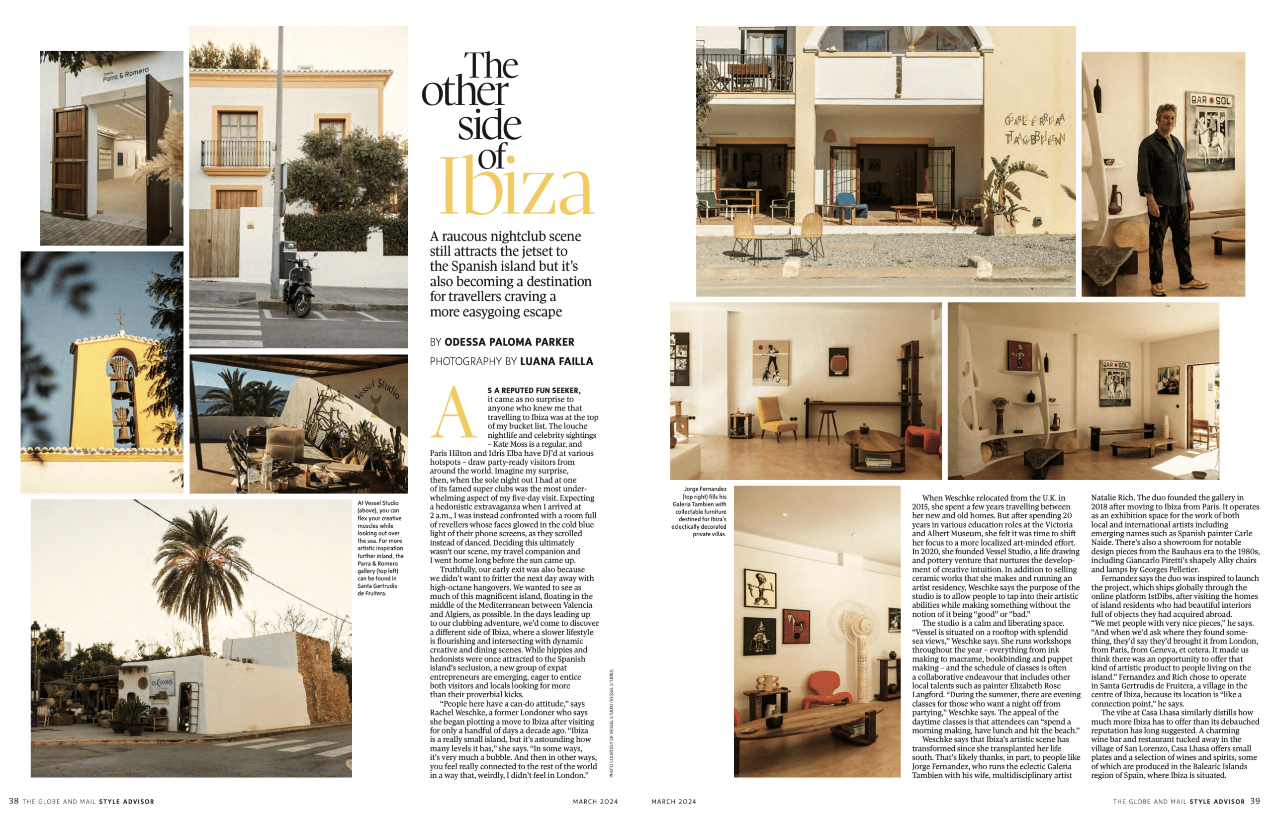 The Globe and Mail Style Advisor : La Galeria Tambien et Georges Pelletier