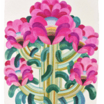 Fleur gouache de Caroline Rennequin