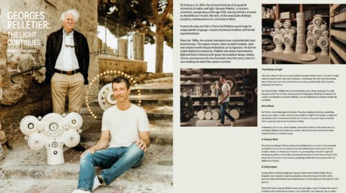 Article dans le Ibiza Art Guide : Georges et Benjamin Pelletier.