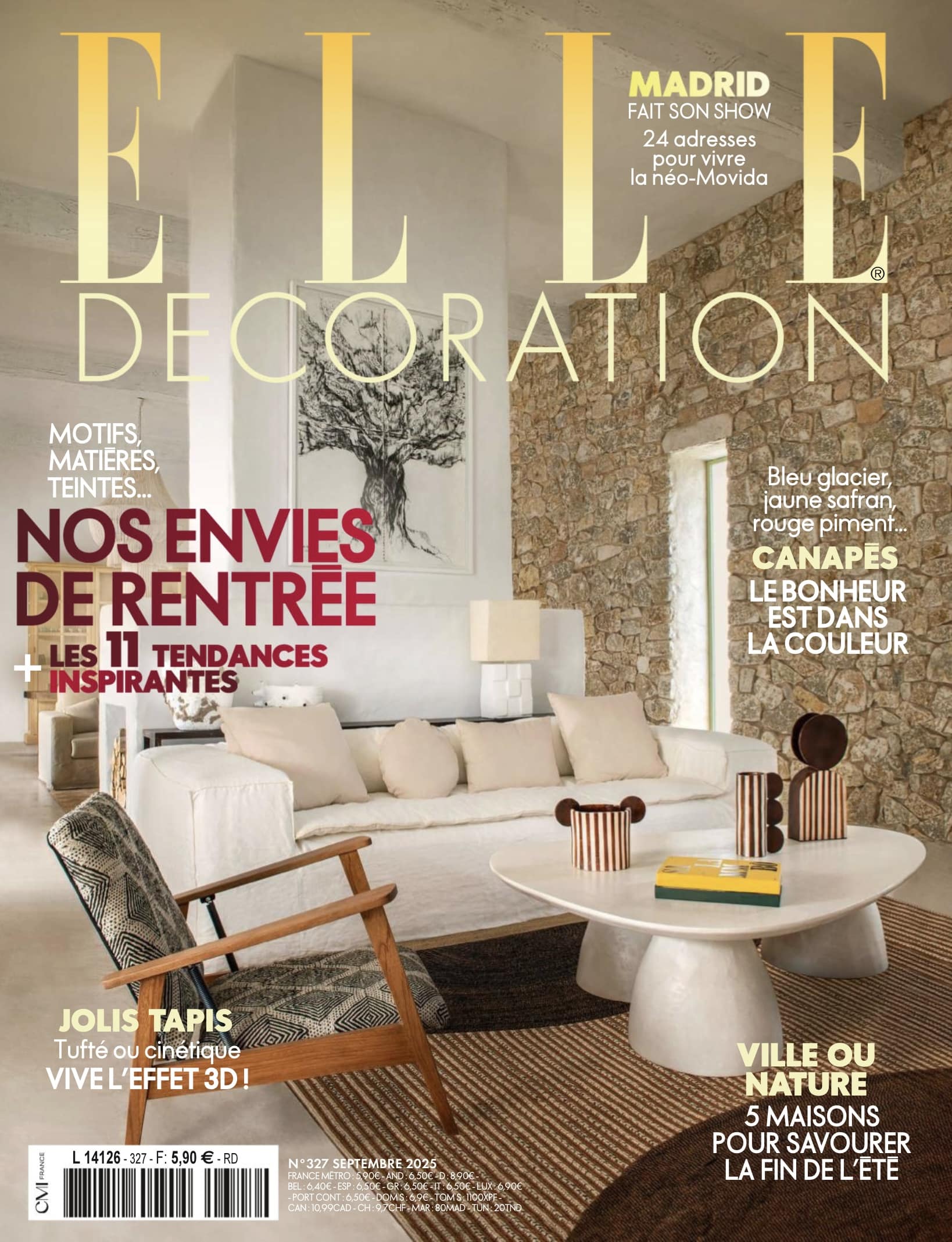 Georges Pelletier à Majorque dans Elle Decoration