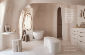 Presse : Tableaux de Caroline Rennequin dans le magazine Elle Décoration.