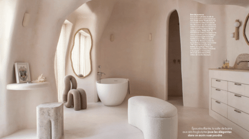 Presse : Tableaux de Caroline Rennequin dans le magazine Elle Décoration.