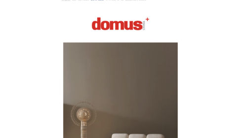 Exposition de Georges Pelletier à Shanghai : article dans Domus magazine